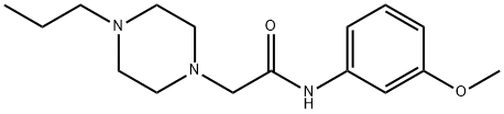 N-(3-methoxyphenyl)-2-(4-propylpiperazin-1-yl)acetamide Struktur