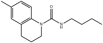 N-butyl-6-methyl-3,4-dihydro-2H-quinoline-1-carboxamide Struktur