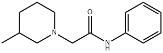 2-(3-methylpiperidin-1-yl)-N-phenylacetamide Struktur