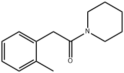 2-(2-methylphenyl)-1-piperidin-1-ylethanone Struktur