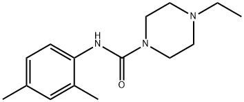 N-(2,4-dimethylphenyl)-4-ethylpiperazine-1-carboxamide Struktur