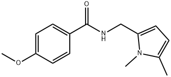 N-[(1,5-dimethylpyrrol-2-yl)methyl]-4-methoxybenzamide Structure