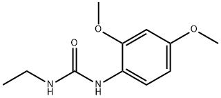 1-(2,4-dimethoxyphenyl)-3-ethylurea Struktur