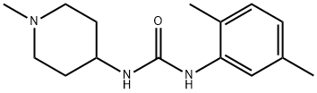 1-(2,5-dimethylphenyl)-3-(1-methylpiperidin-4-yl)urea Struktur