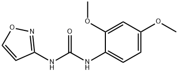 1-(2,4-dimethoxyphenyl)-3-(1,2-oxazol-3-yl)urea Struktur