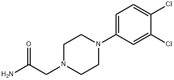 2-[4-(3,4-dichlorophenyl)piperazin-1-yl]acetamide Struktur