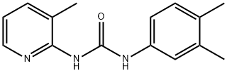 1-(3,4-dimethylphenyl)-3-(3-methylpyridin-2-yl)urea Struktur