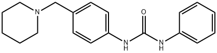 1-phenyl-3-[4-(piperidin-1-ylmethyl)phenyl]urea Struktur