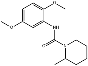 N-(2,5-dimethoxyphenyl)-2-methylpiperidine-1-carboxamide Struktur