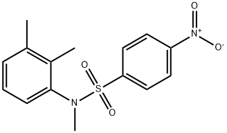 N-(2,3-dimethylphenyl)-N-methyl-4-nitrobenzenesulfonamide Struktur