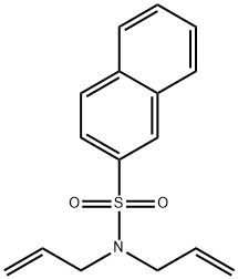 N,N-bis(prop-2-enyl)naphthalene-2-sulfonamide Struktur