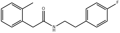 N-[2-(4-fluorophenyl)ethyl]-2-(2-methylphenyl)acetamide Struktur