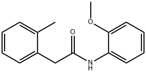 N-(2-methoxyphenyl)-2-(2-methylphenyl)acetamide Struktur