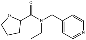 N-ethyl-N-(pyridin-4-ylmethyl)oxolane-2-carboxamide Struktur