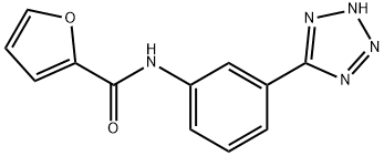 N-[3-(2H-tetrazol-5-yl)phenyl]furan-2-carboxamide Struktur