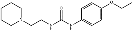 1-(4-ethoxyphenyl)-3-(2-piperidin-1-ylethyl)urea Struktur