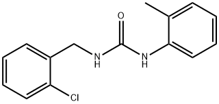 1-[(2-chlorophenyl)methyl]-3-(2-methylphenyl)urea Struktur