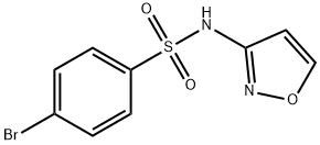 4-bromo-N-(1,2-oxazol-3-yl)benzenesulfonamide Struktur