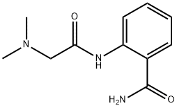 2-[[2-(dimethylamino)acetyl]amino]benzamide Struktur