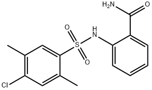 2-[(4-chloro-2,5-dimethylphenyl)sulfonylamino]benzamide Struktur