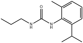 1-(2-methyl-6-propan-2-ylphenyl)-3-propylurea Struktur