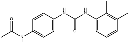 N-[4-[(2,3-dimethylphenyl)carbamoylamino]phenyl]acetamide Struktur