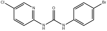 1-(4-bromophenyl)-3-(5-chloropyridin-2-yl)urea Struktur