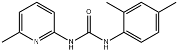 1-(2,4-dimethylphenyl)-3-(6-methylpyridin-2-yl)urea Struktur