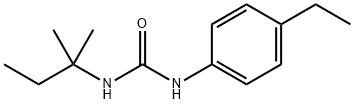 1-(4-ethylphenyl)-3-(2-methylbutan-2-yl)urea Struktur