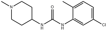 1-(5-chloro-2-methylphenyl)-3-(1-methylpiperidin-4-yl)urea Struktur