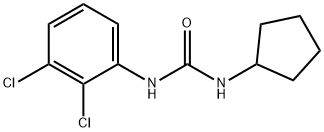 1-cyclopentyl-3-(2,3-dichlorophenyl)urea Struktur