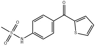 N-[4-(thiophene-2-carbonyl)phenyl]methanesulfonamide Struktur