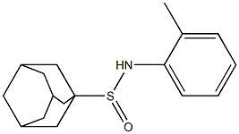 N-(2-methylphenyl)adamantane-1-sulfinamide Struktur