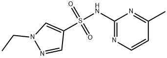 1-ethyl-N-(4-methylpyrimidin-2-yl)pyrazole-4-sulfonamide Struktur