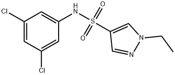 N-(3,5-dichlorophenyl)-1-ethylpyrazole-4-sulfonamide Struktur