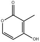 4-hydroxy-3-methylpyran-2-one Struktur