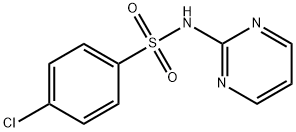 4-chloro-N-pyrimidin-2-ylbenzenesulfonamide Struktur