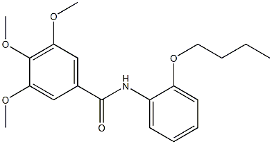 N-(2-butoxyphenyl)-3,4,5-trimethoxybenzamide