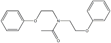 N,N-bis(2-phenoxyethyl)acetamide Struktur