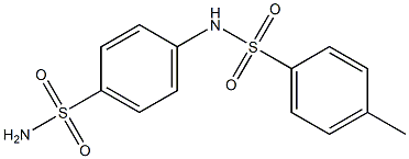 4-methyl-N-(4-sulfamoylphenyl)benzenesulfonamide Struktur