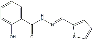 2-hydroxy-N-[(E)-thiophen-2-ylmethylideneamino]benzamide