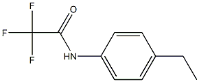 N-(4-ethylphenyl)-2,2,2-trifluoroacetamide Struktur