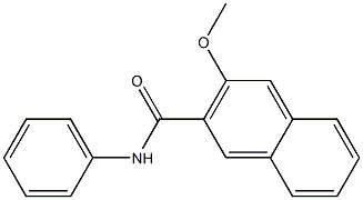 3-methoxy-N-phenylnaphthalene-2-carboxamide Structure