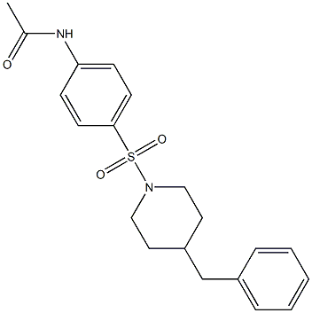 N-[4-(4-benzylpiperidin-1-yl)sulfonylphenyl]acetamide Struktur