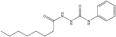 1-(octanoylamino)-3-phenylurea Struktur