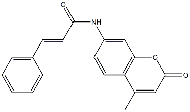 (E)-N-(4-methyl-2-oxochromen-7-yl)-3-phenylprop-2-enamide