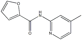 N-(4-methylpyridin-2-yl)furan-2-carboxamide Struktur