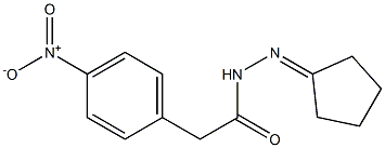 N-(cyclopentylideneamino)-2-(4-nitrophenyl)acetamide