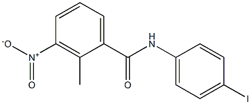 N-(4-iodophenyl)-2-methyl-3-nitrobenzamide Struktur