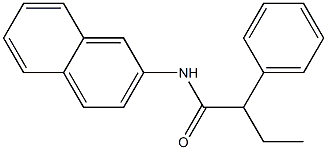 N-naphthalen-2-yl-2-phenylbutanamide Struktur